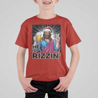 Jesus Christmas T Shirt For Kid Funny Drinking Beer Xmas Holiday - Wonder Print Shop