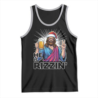 Jesus Christmas Tank Top Funny Drinking Beer Xmas Holiday - Wonder Print Shop