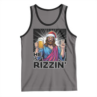 Jesus Christmas Tank Top Funny Drinking Beer Xmas Holiday - Wonder Print Shop