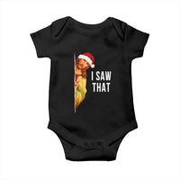 Jesus Christmas Meme Baby Onesie I Saw That - Wonder Print Shop