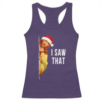 Jesus Christmas Meme Racerback Tank Top I Saw That - Wonder Print Shop