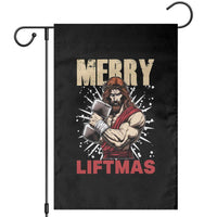 Jesus Gym Christmas Garden Flag Merry Liftmas Xmas - Wonder Print Shop