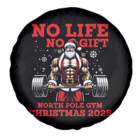 Santa Gym Christmas Spare Tire Cover Lifting Swole Santa Ugly Xmas - Wonder Print Shop
