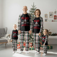 Santa Gym Christmas Plaid Pajama Set Lifting Swole Santa Ugly Xmas - Wonder Print Shop