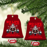 Santa Gym Xmas Ceramic Ornament Lifting Swole Santa Ugly Xmas - Wonder Print Shop