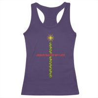 Jesus Christian Christmas Racerback Tank Top Religious Cross Bible Verse Inspirational - Wonder Print Shop