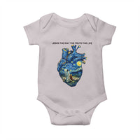 Jesus Christian Starry Night Baby Onesie The Way The Truth The Life - Wonder Print Shop