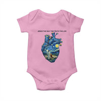 Jesus Christian Starry Night Baby Onesie The Way The Truth The Life - Wonder Print Shop