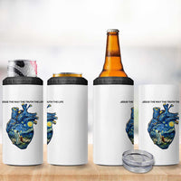Jesus Christian Starry Night 4 in 1 Can Cooler Tumbler The Way The Truth The Life - Wonder Print Shop