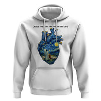 Jesus Christian Starry Night Hoodie The Way The Truth The Life - Wonder Print Shop