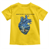 Jesus Christian Starry Night Toddler T Shirt The Way The Truth The Life - Wonder Print Shop