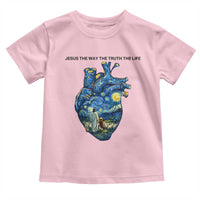 Jesus Christian Starry Night Toddler T Shirt The Way The Truth The Life - Wonder Print Shop