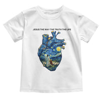 Jesus Christian Starry Night Toddler T Shirt The Way The Truth The Life - Wonder Print Shop