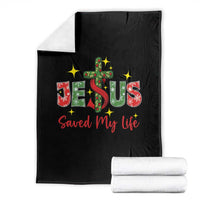 Jesus Christian Christmas Throw Blanket Religious Cross Bible Verse - Wonder Print Shop