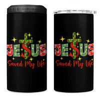Jesus Christian Christmas 4 in 1 Can Cooler Tumbler Religious Cross Bible Verse - Wonder Print Shop