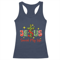 Jesus Christian Christmas Racerback Tank Top Religious Cross Bible Verse - Wonder Print Shop