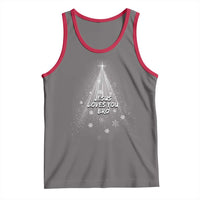 Christian Christmas Tank Top Jesus Loves You Bro - Wonder Print Shop