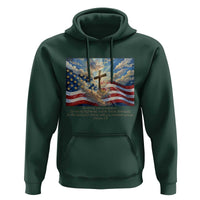 Jesus Christian Hoodie American Flag Religious Cross Bible Verse Faith Inspirational - Wonder Print Shop