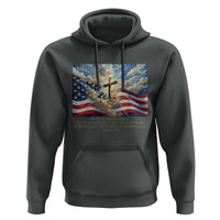 Jesus Christian Hoodie American Flag Religious Cross Bible Verse Faith Inspirational - Wonder Print Shop