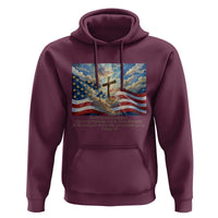 Jesus Christian Hoodie American Flag Religious Cross Bible Verse Faith Inspirational - Wonder Print Shop