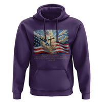 Jesus Christian Hoodie American Flag Religious Cross Bible Verse Faith Inspirational - Wonder Print Shop