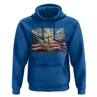 Jesus Christian Hoodie American Flag Religious Cross Bible Verse Faith Inspirational - Wonder Print Shop