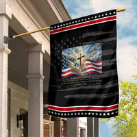 Jesus Christian Garden Flag American Flag Religious Cross Bible Verse Faith Inspirational