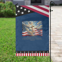 Jesus Christian Garden Flag American Flag Religious Cross Bible Verse Faith Inspirational