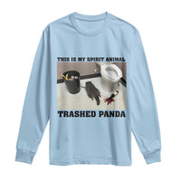 Trashed Panda Long Sleeve Shirt My Spirit Animal Funny Drunk Raccoon Meme - Wonder Print Shop
