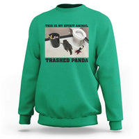 Trashed Panda Sweatshirt My Spirit Animal Funny Drunk Raccoon Meme - Wonder Print Shop