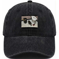 Trashed Panda Washed Cotton Baseball Cap My Spirit Animal Funny Drunk Raccoon Meme TS14