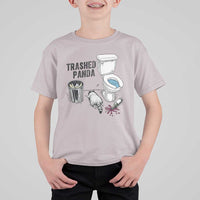 Trashed Panda T Shirt For Kid Funny Drunk Racoon Meme - Wonder Print Shop
