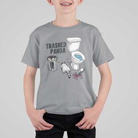 Trashed Panda T Shirt For Kid Funny Drunk Racoon Meme - Wonder Print Shop