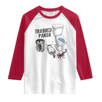 Trashed Panda Raglan Shirt Funny Drunk Racoon Meme - Wonder Print Shop