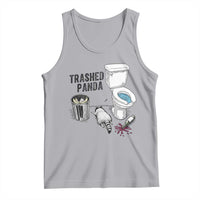 Trashed Panda Tank Top Funny Drunk Racoon Meme - Wonder Print Shop
