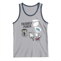 Trashed Panda Tank Top Funny Drunk Racoon Meme - Wonder Print Shop
