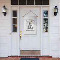 Funny Groundhog Scooter Meme Garden Flag Off To Causually Disrupt System Of Oppression - Wonder Print Shop