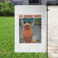 Marcus The Worm Meme Garden Flag Big Badinky Bones - Wonder Print Shop