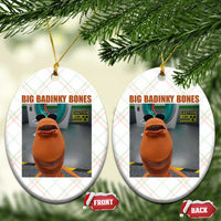 Marcus The Worm Meme Ceramic Ornament Big Badinky Bones - Wonder Print Shop