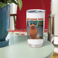 Marcus The Worm Meme Tumbler Cup Big Badinky Bones - Wonder Print Shop