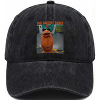Marcus The Worm Meme Washed Cotton Baseball Cap Big Badinky Bones