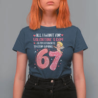 67 Valetines Meme T Shirt For Women Funny Teacher Sayings Six Seven - Wonder Print Shop