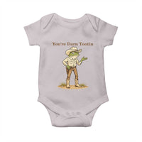 You're Darn Tootin Baby Onesie Funny Cowboy Frog Meme