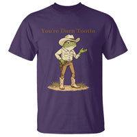 You're Darn Tootin T Shirt Funny Cowboy Frog Meme