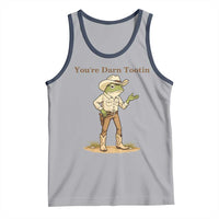 You're Darn Tootin Tank Top Funny Cowboy Frog Meme