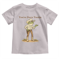 You're Darn Tootin Toddler T Shirt Funny Cowboy Frog Meme