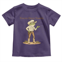 You're Darn Tootin Toddler T Shirt Funny Cowboy Frog Meme