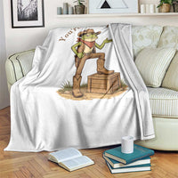 You're Darn Tootin Throw Blanket Funny Cowboy Frog Sarcastic Meme