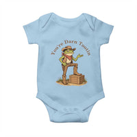 You're Darn Tootin Baby Onesie Funny Cowboy Frog Sarcastic Meme