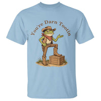 You're Darn Tootin T Shirt Funny Cowboy Frog Sarcastic Meme